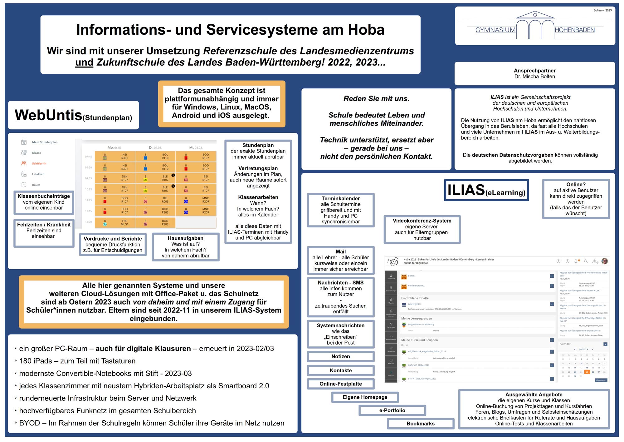 IT Bolten TdoT 2023 Poster WebUntis ILIAS A0 Aufteilung A gr